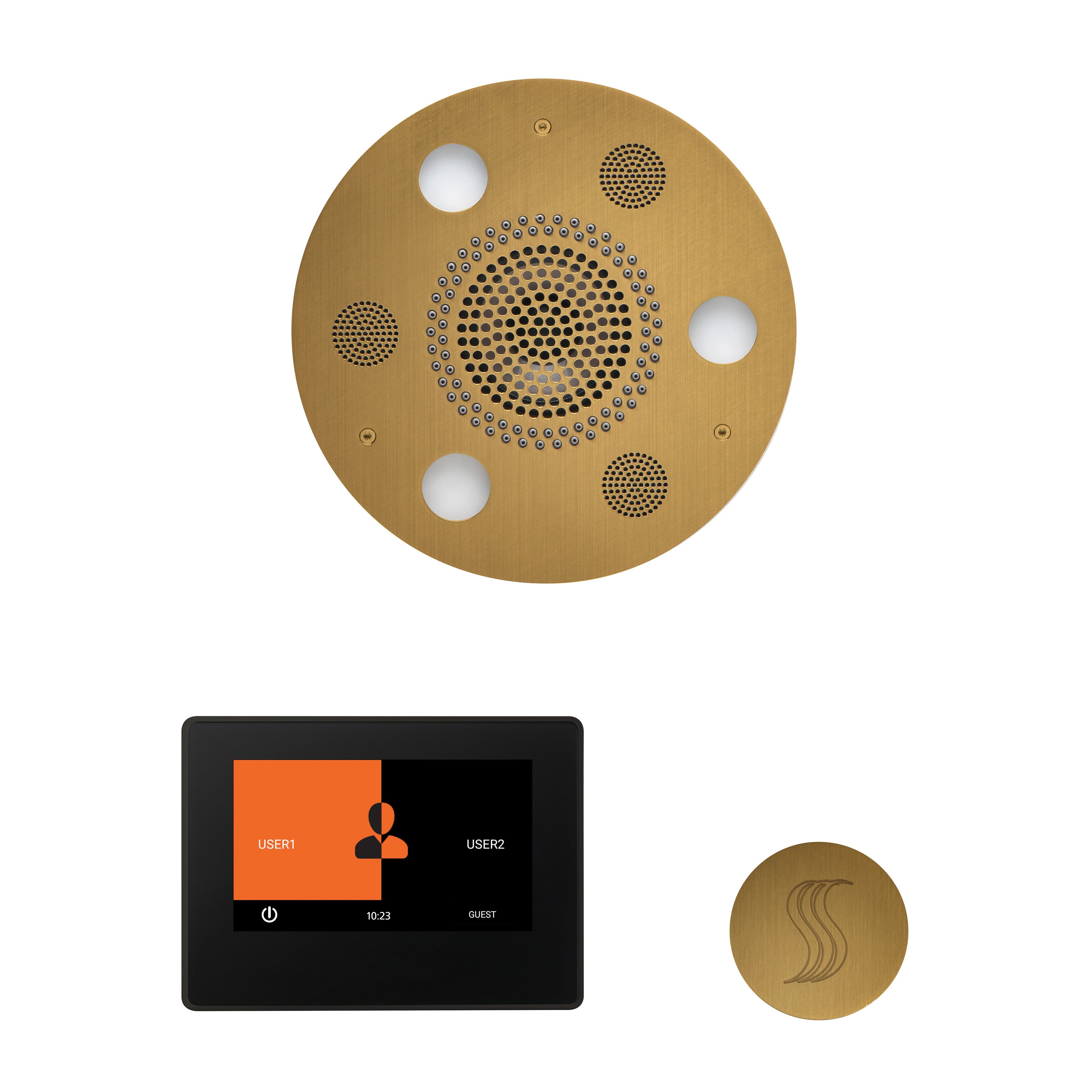 Thermasol The Wellness Steam Package with 7" ThermaTouch Round