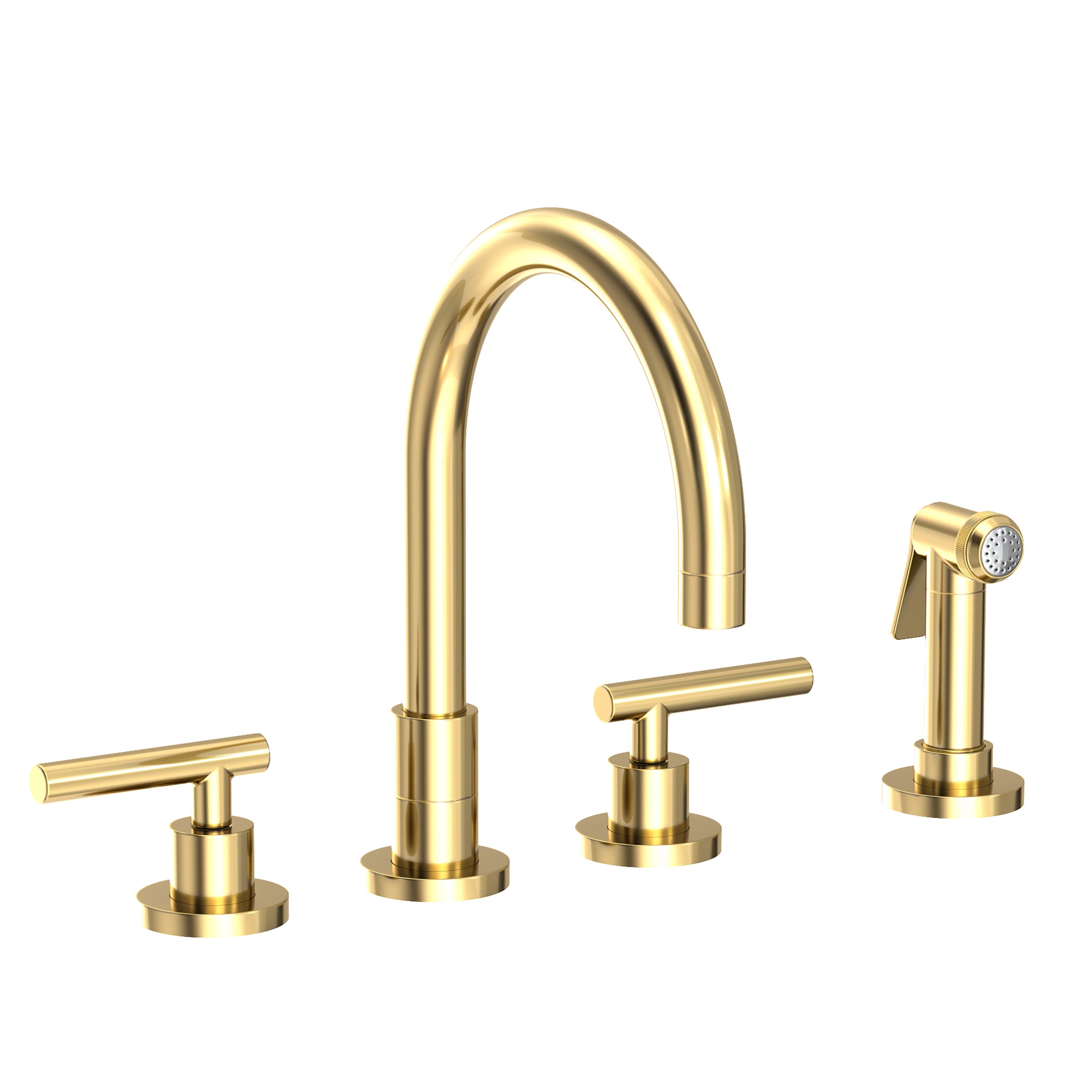 Newport Brass East Linear Kitchen Faucet with Side Spray