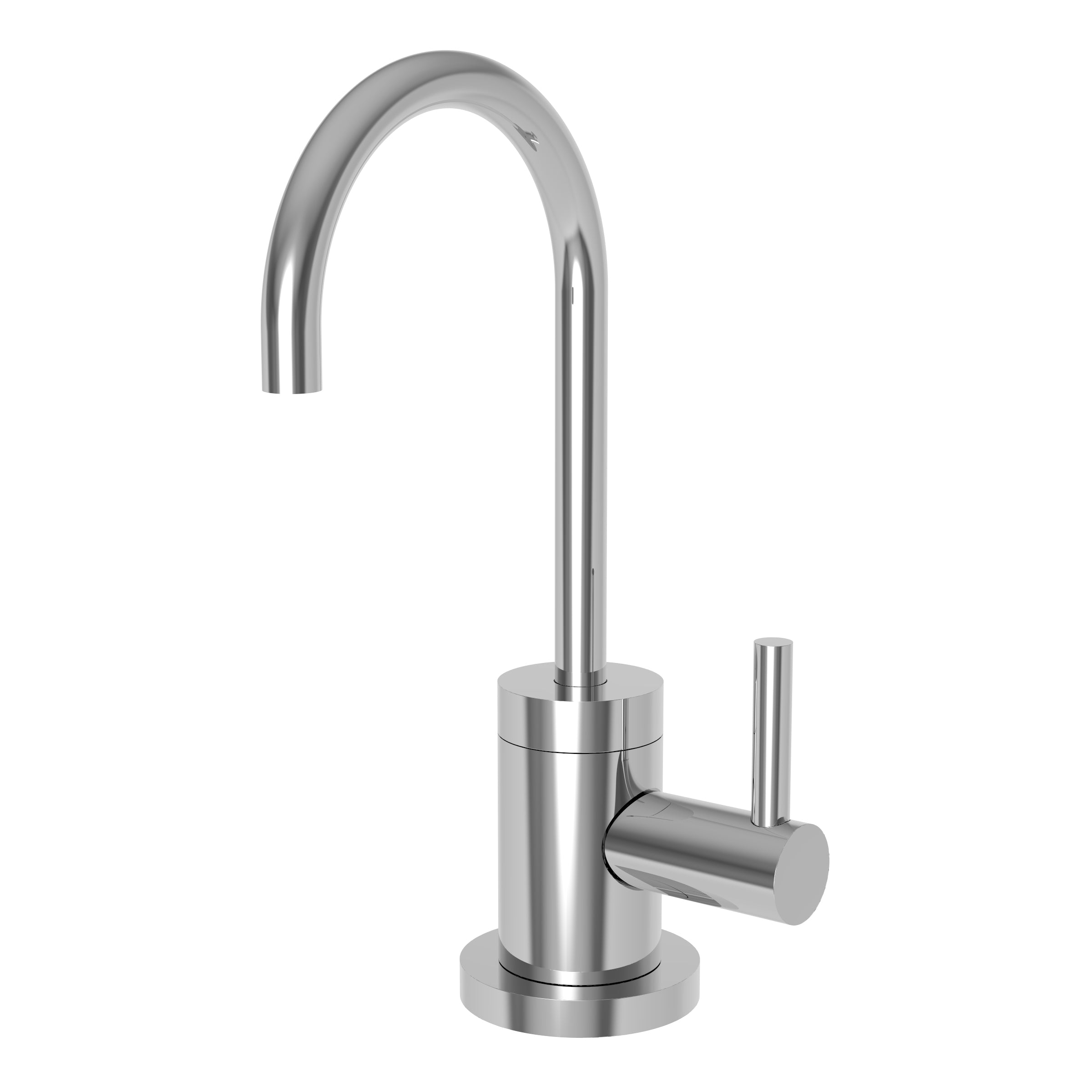 polished chrome water dispenser