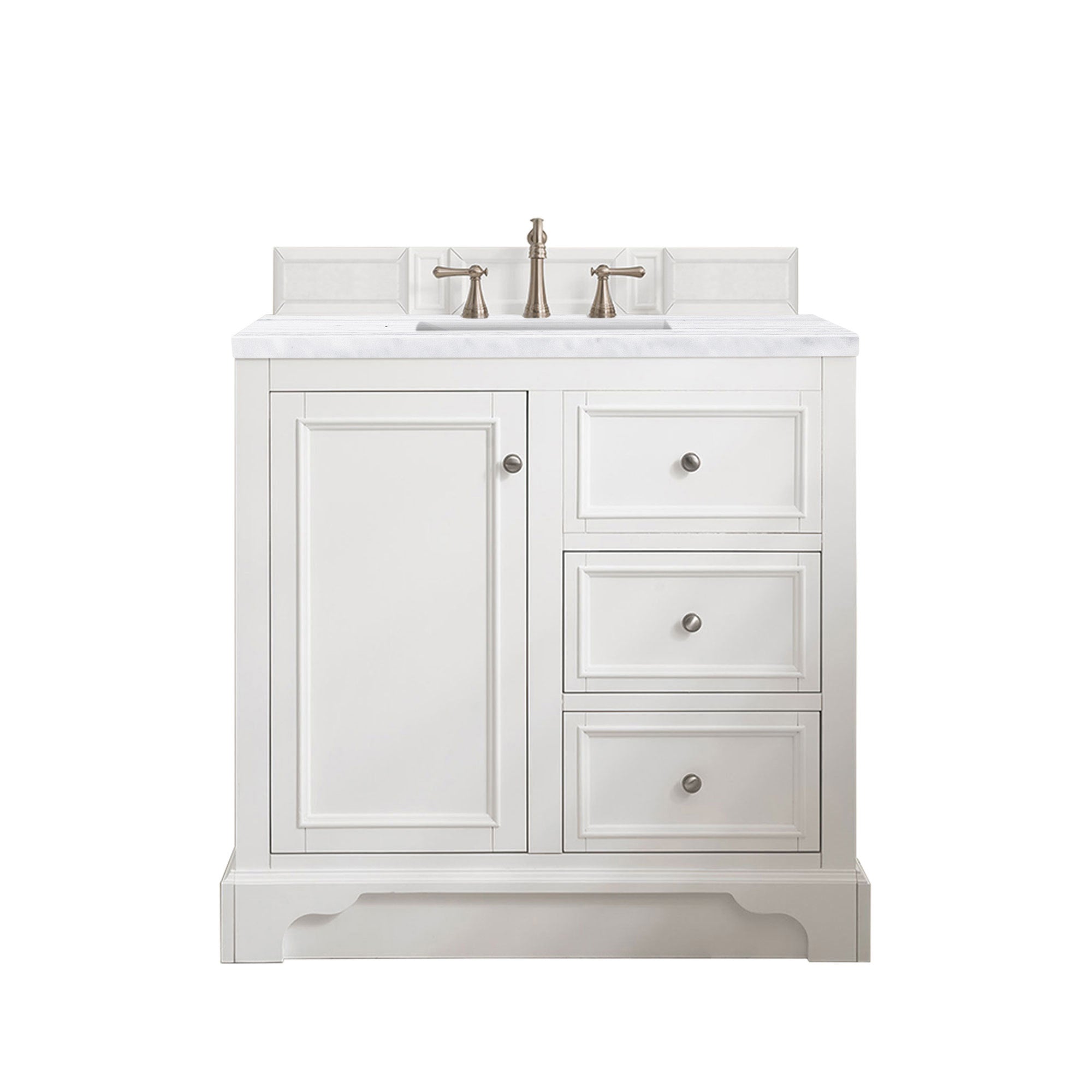 arctic fall solid surface top vanity