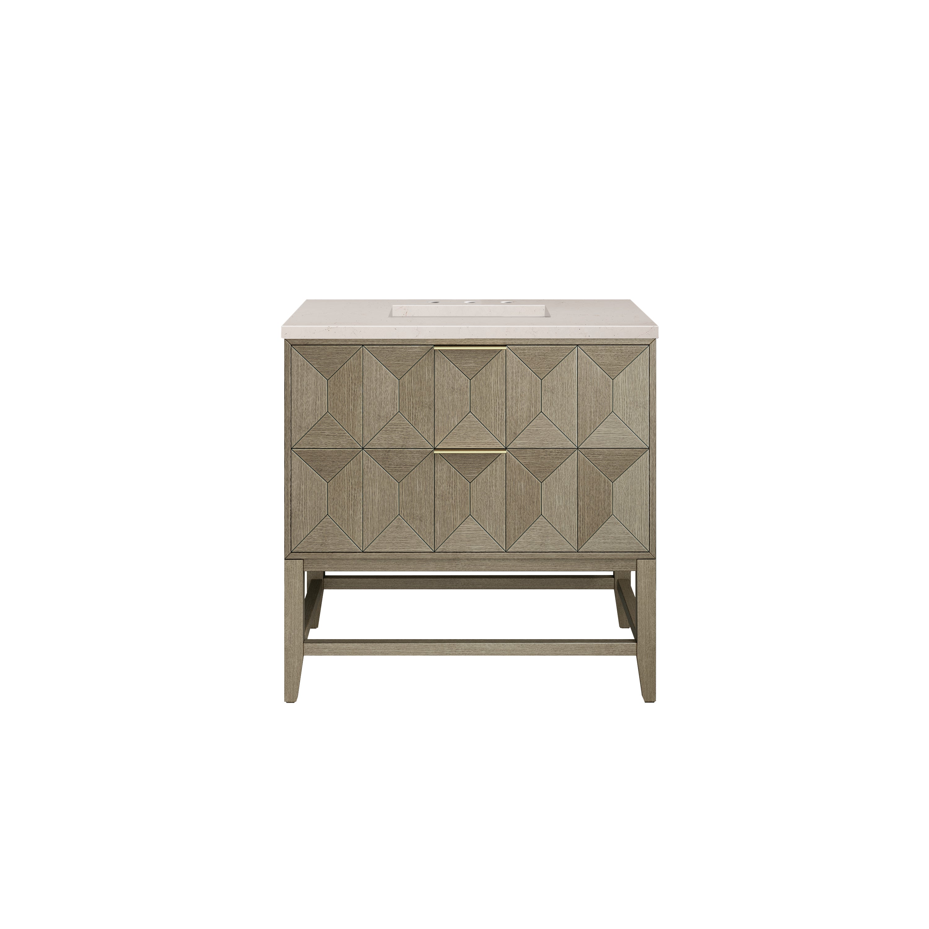 James Martin Vanities Emmeline 36" Single Vanity - Pebble Oak
