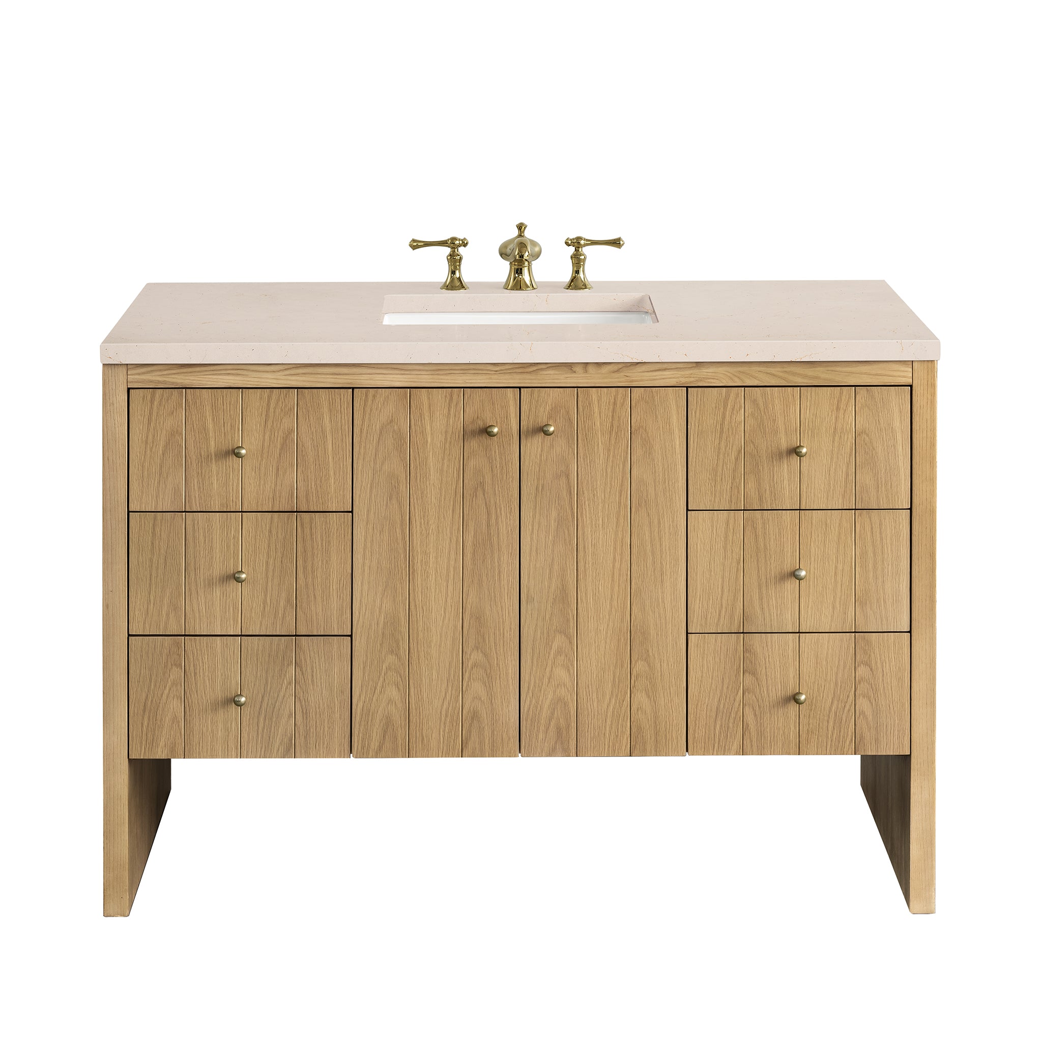 James Martin Vanities Hudson 48" Single Vanity - Light Natural Oak