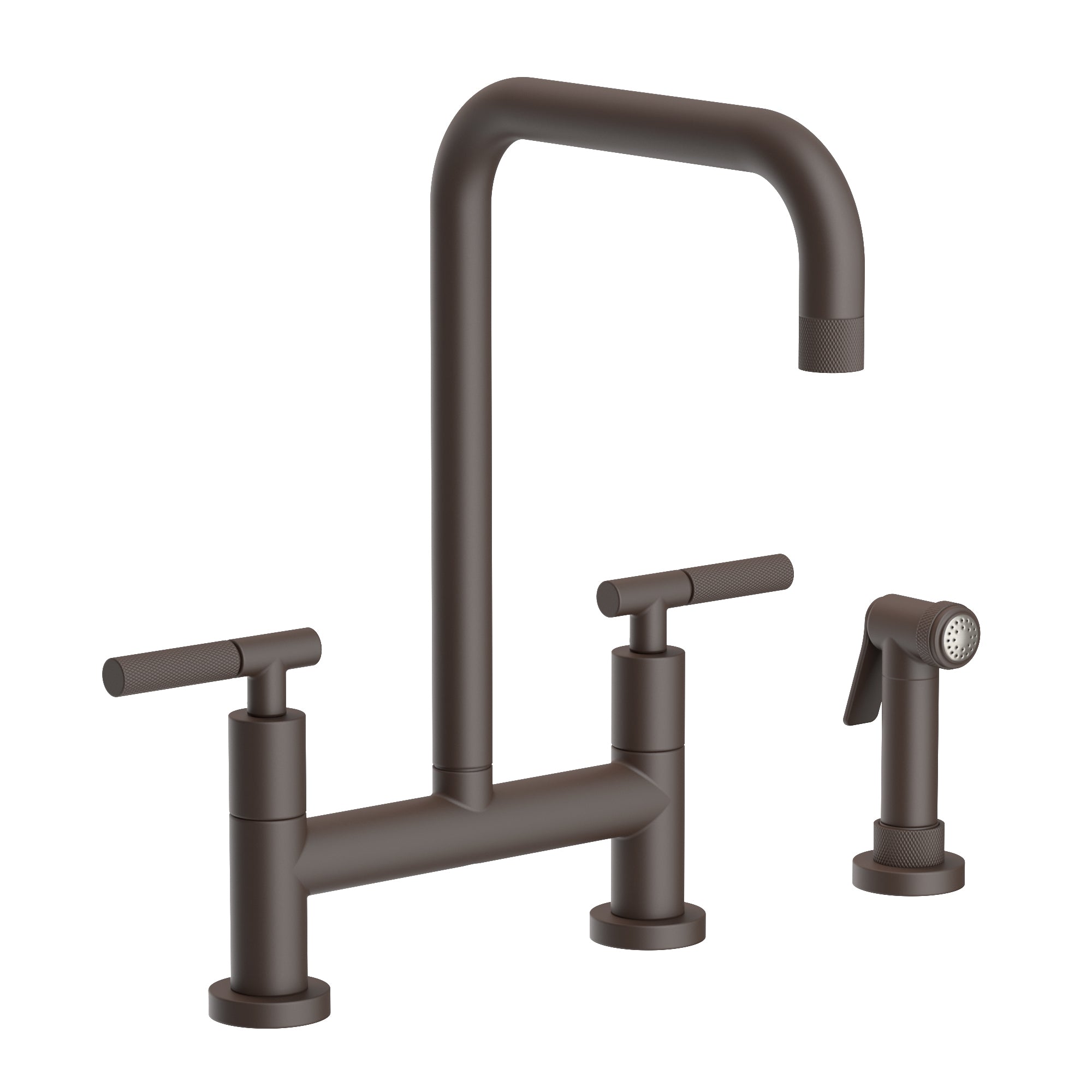 Newport Brass Muncy Kitchen Bridge Faucet with Side Spray