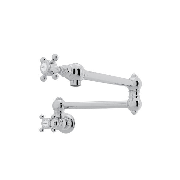 polished chrome pot filler