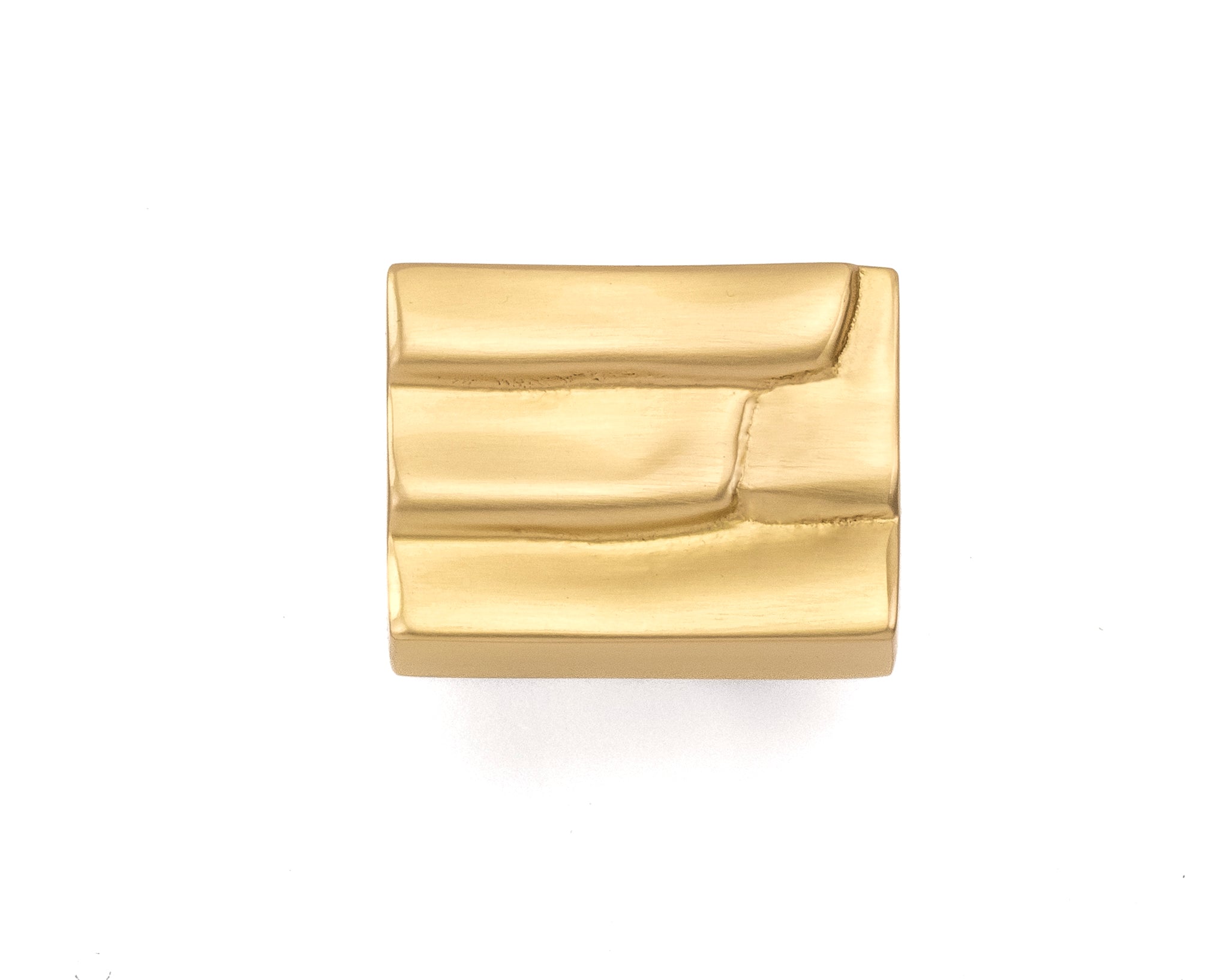satin brass knob