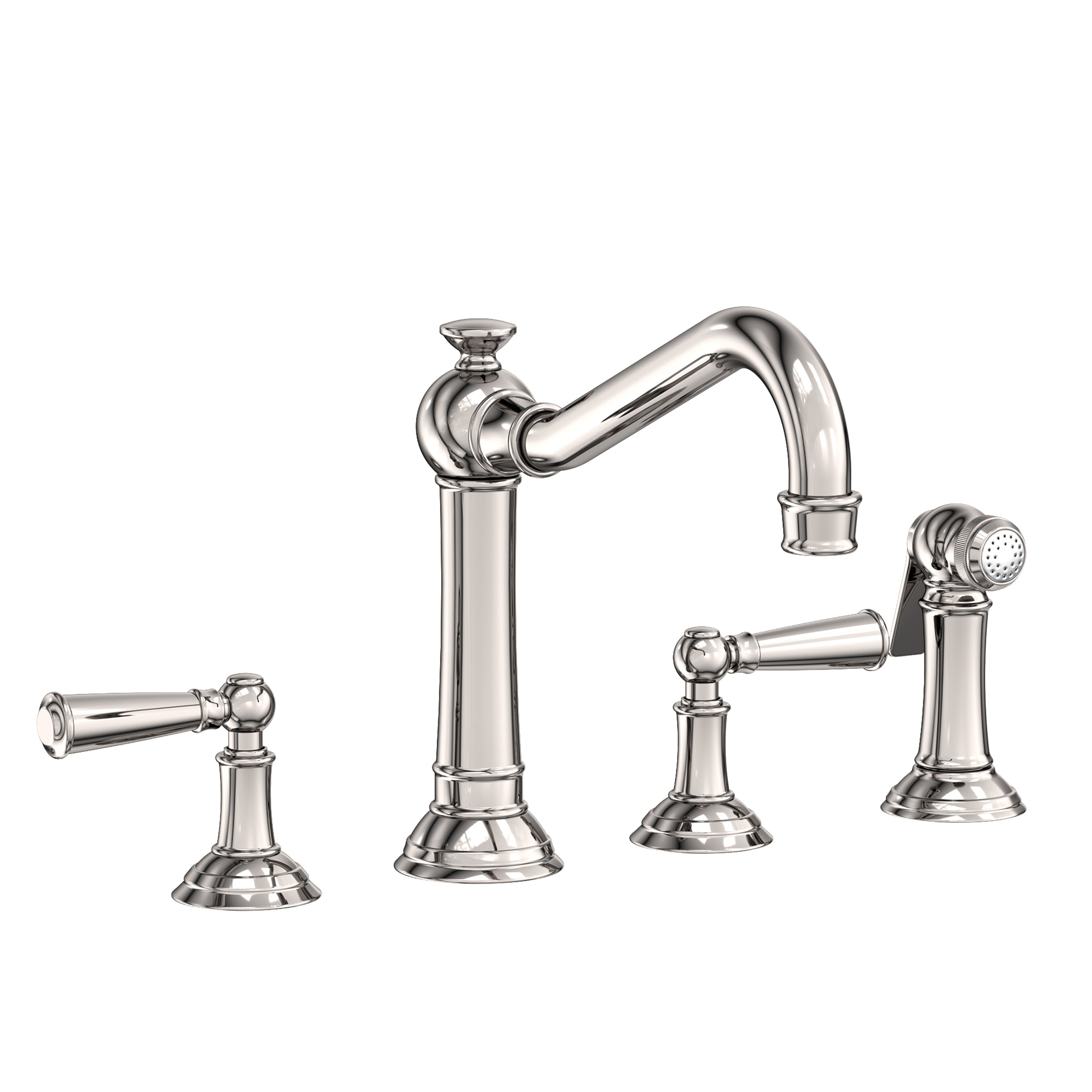 Newport Brass Jacobean Kitchen Faucet with Side Spray