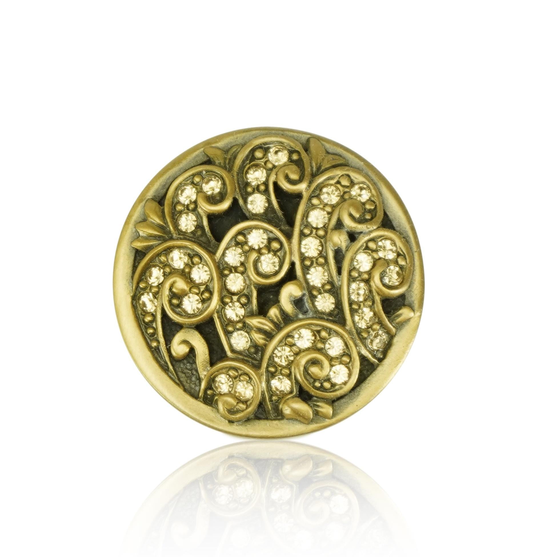museum gold knob