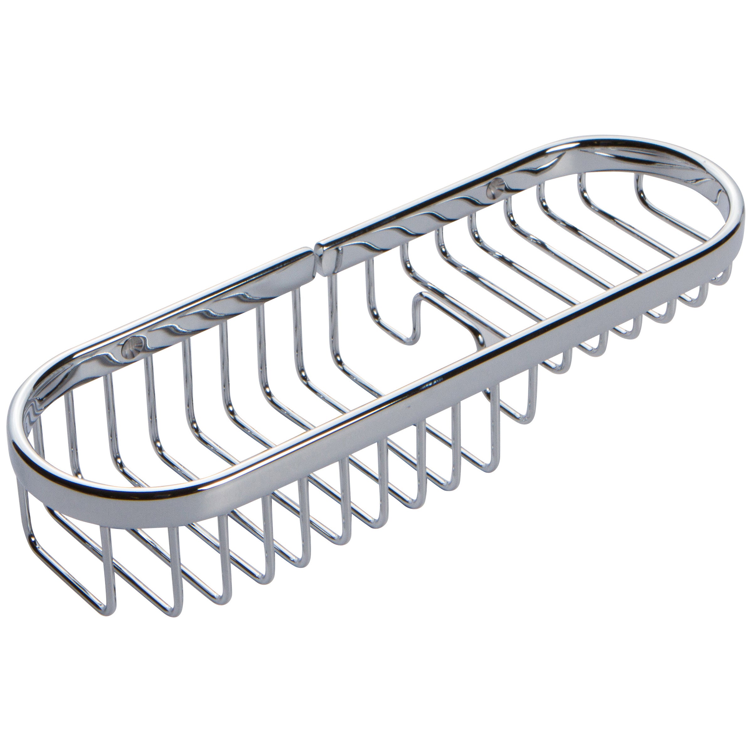 polished chrome combination basket