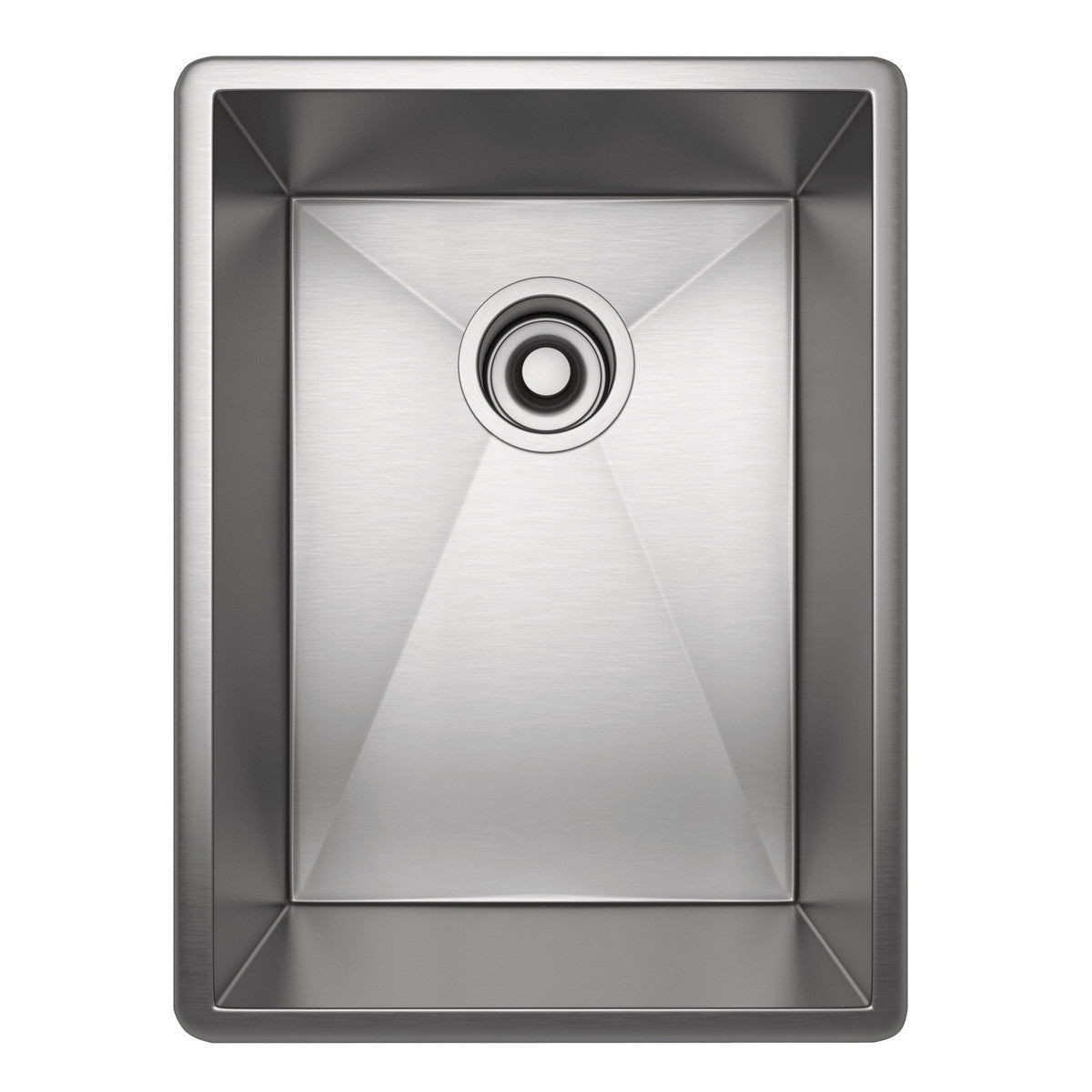 brushed stainless steel sink