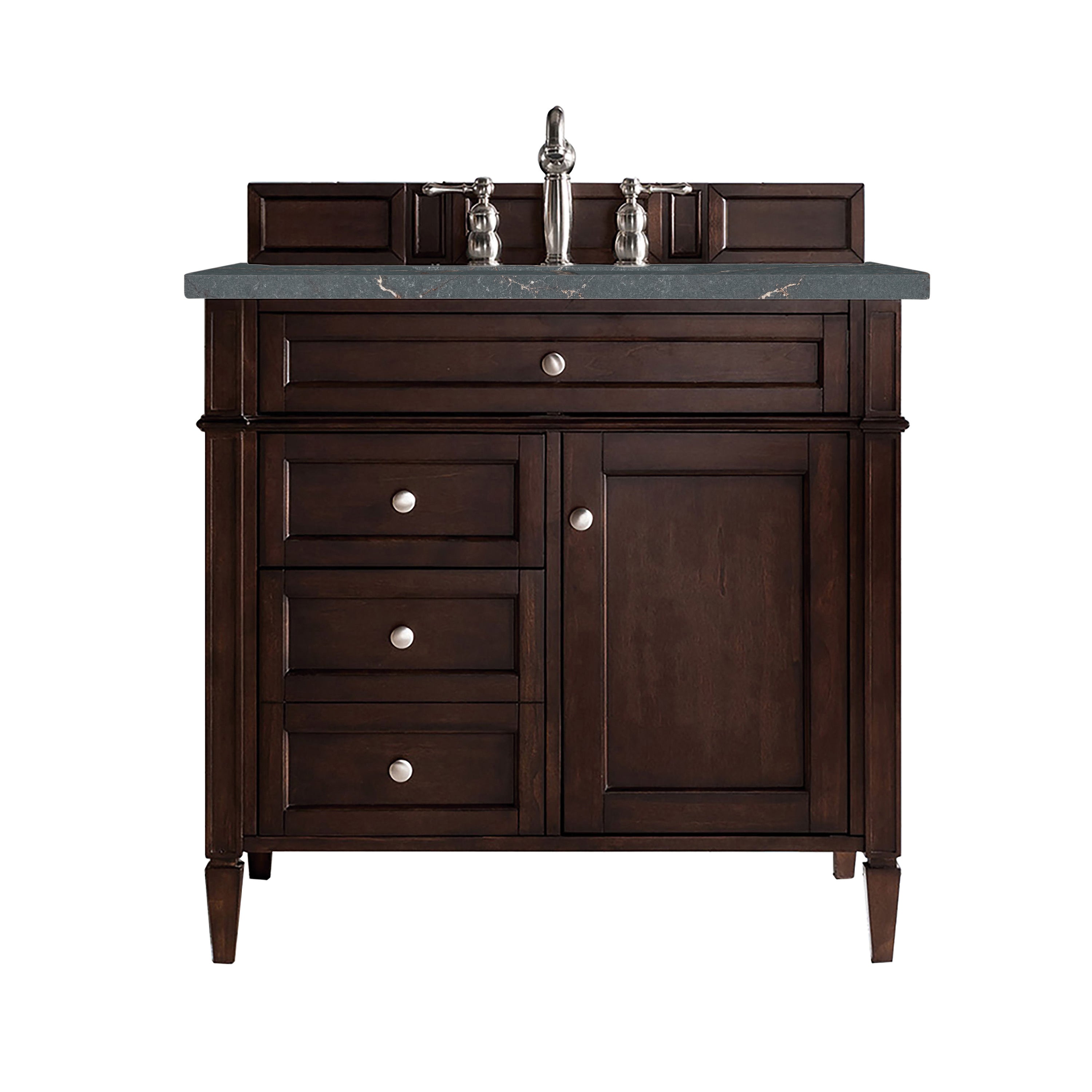 James Martin Vanities Brittany 36" Single Vanity - Burnished Mahogany