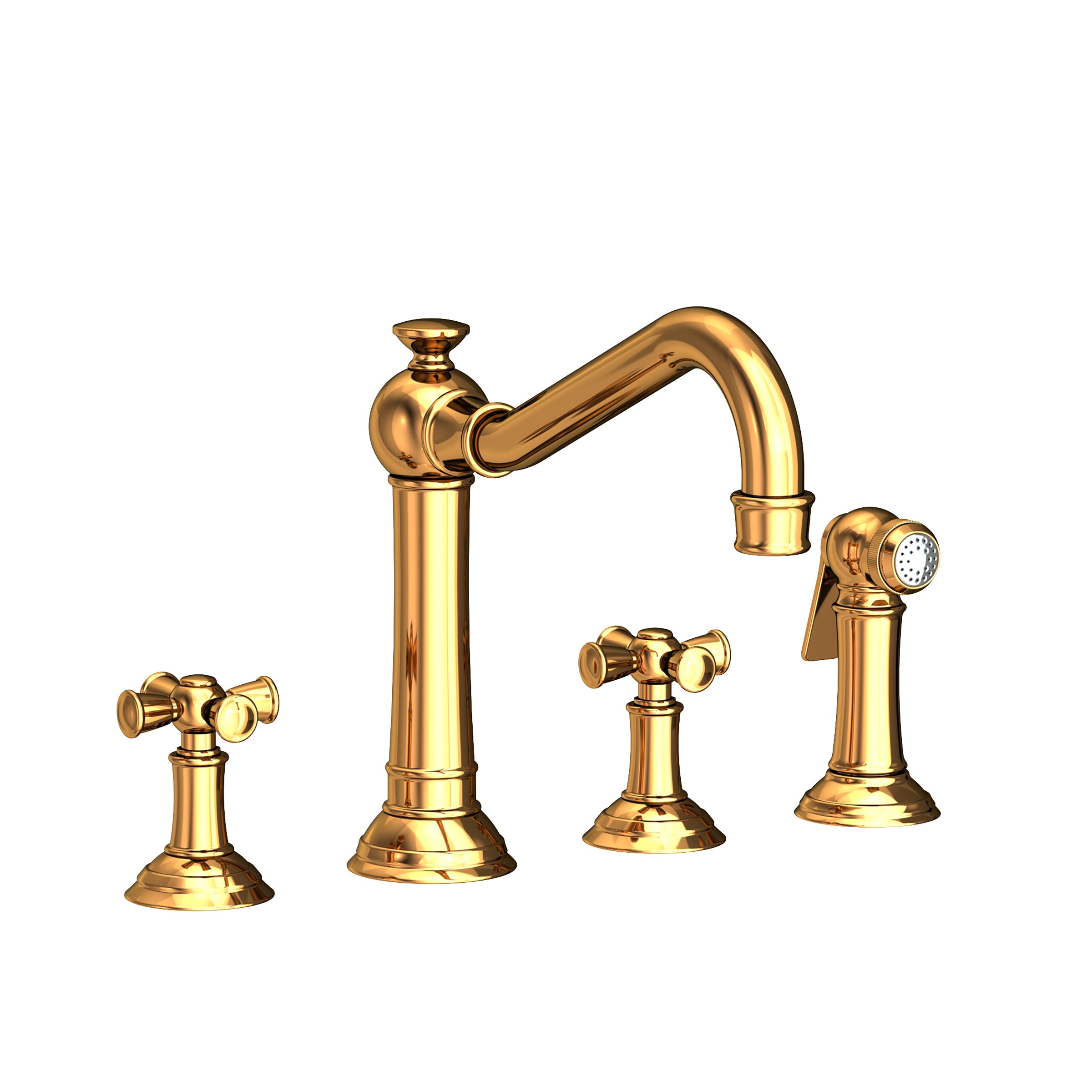 Newport Brass Jacobean Kitchen Faucet with Side Spray