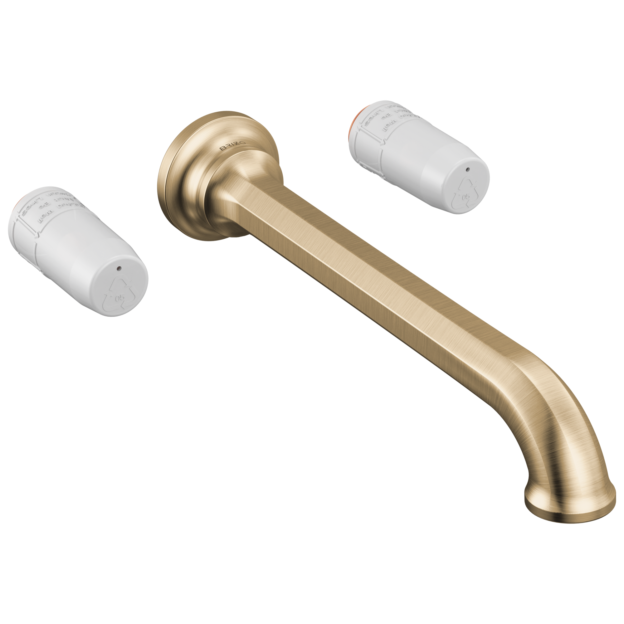 Brizo Beauclere Two Handle Wall Mount Tub Filler - Less Handles