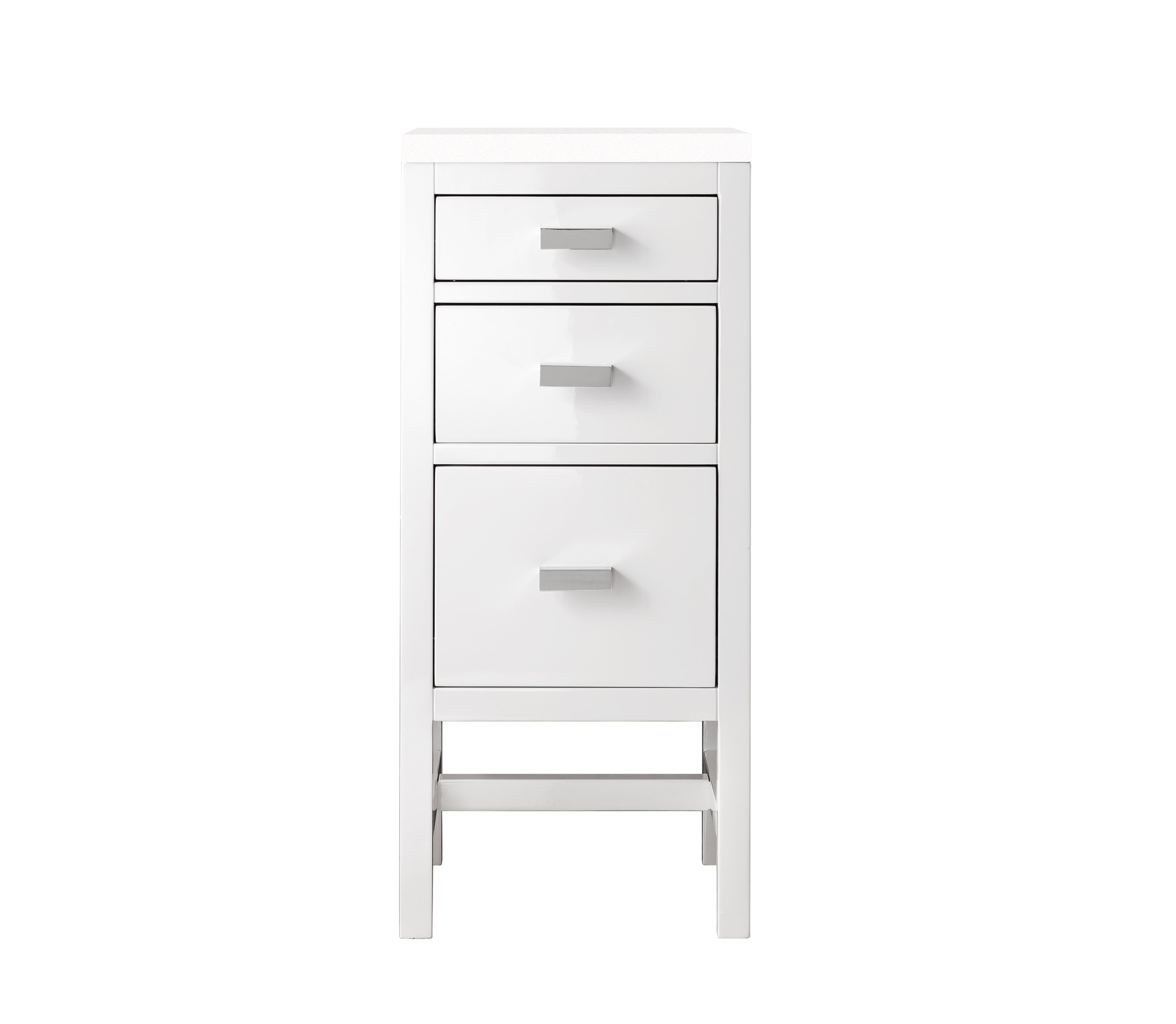 James Martin Vanities Addison 15" Base Cabinet - Glossy White
