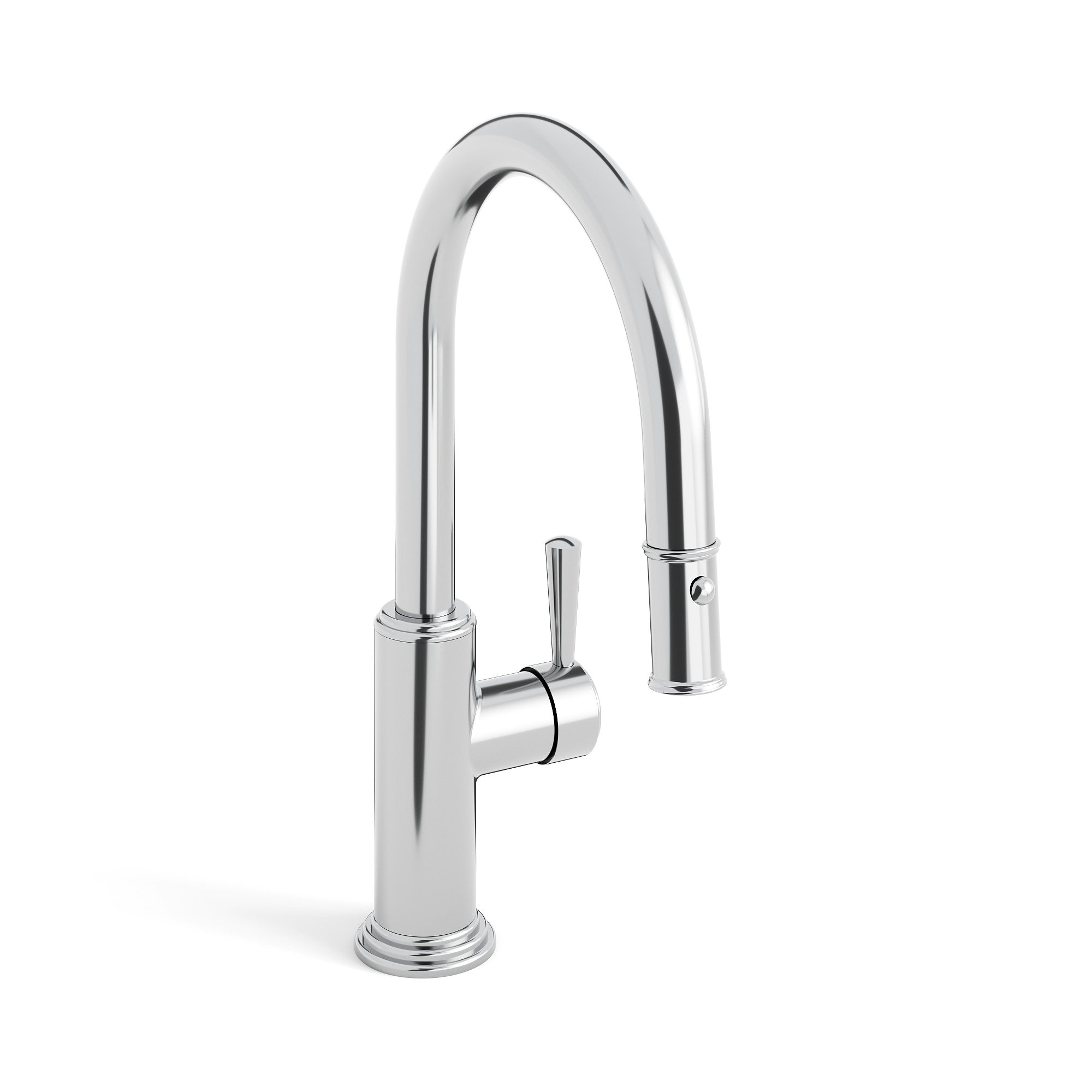 polished chrome faucet