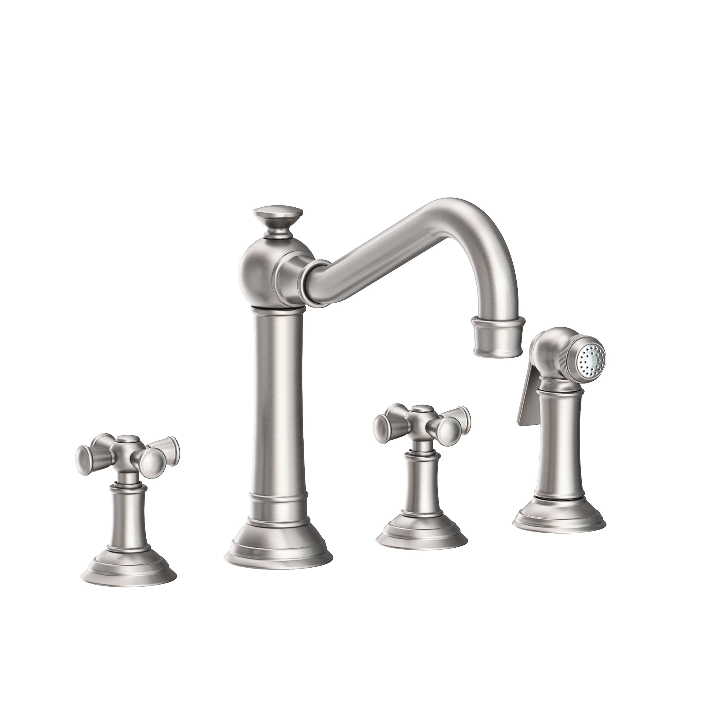 Newport Brass Jacobean Kitchen Faucet with Side Spray