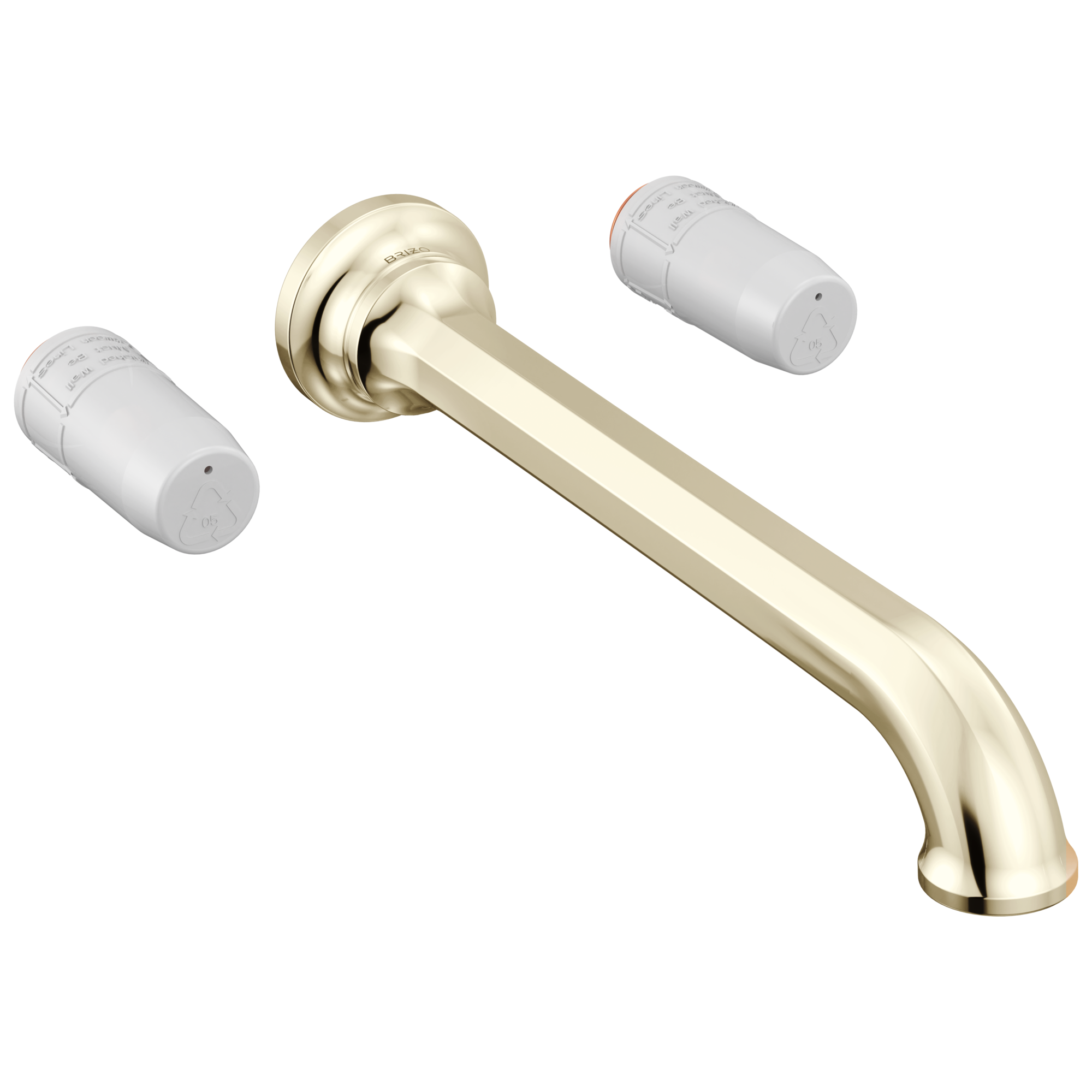 Brizo Beauclere Two Handle Wall Mount Tub Filler - Less Handles