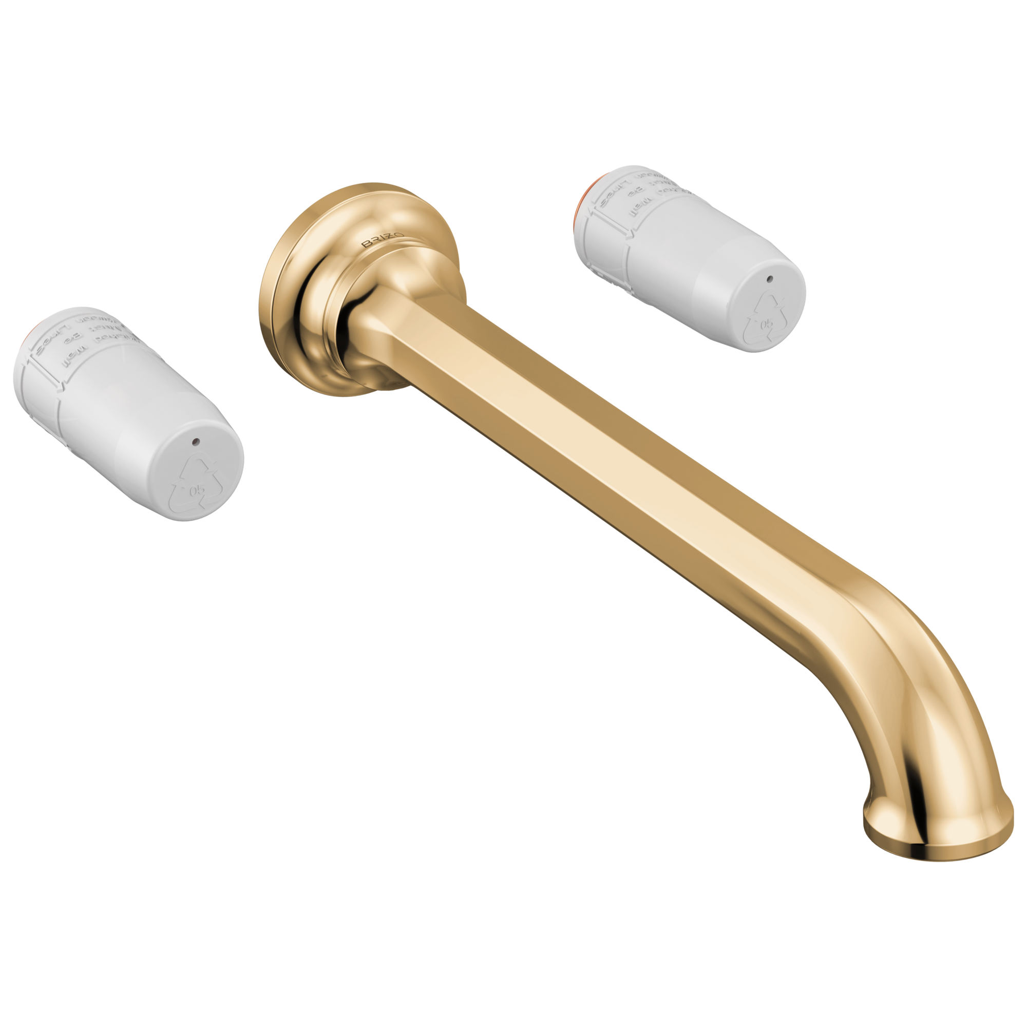 Brizo Beauclere Two Handle Wall Mount Tub Filler - Less Handles