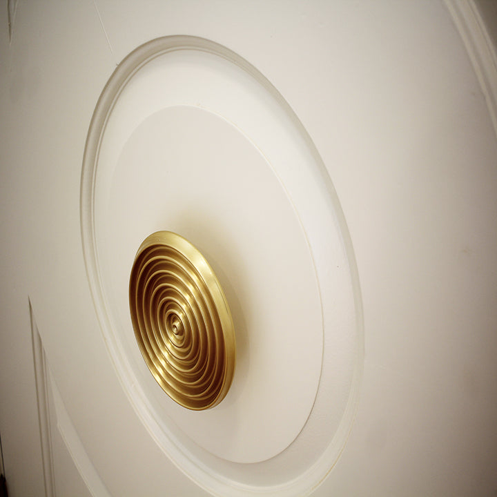 satin brass knob