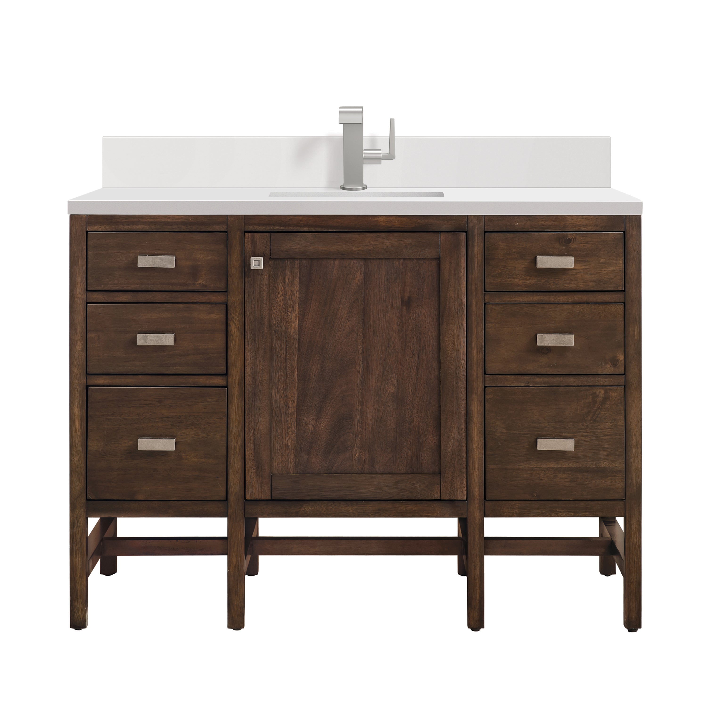 James Martin Vanities Addison 48" Single Vanity - Mid-Century Acacia