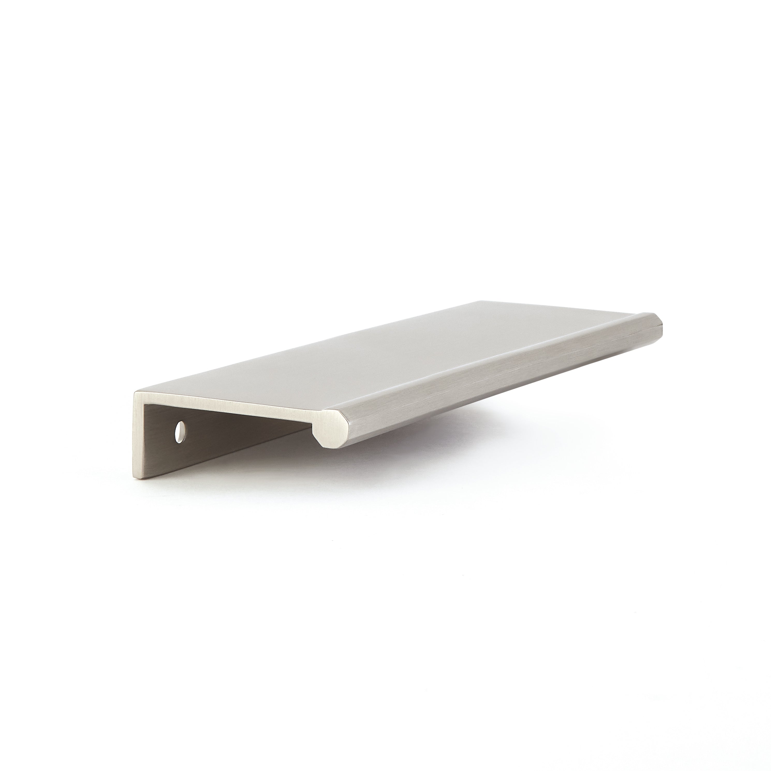 brushed nickel edge pull