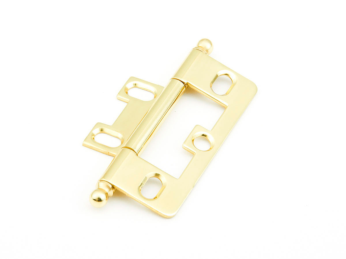 polished brass hinge