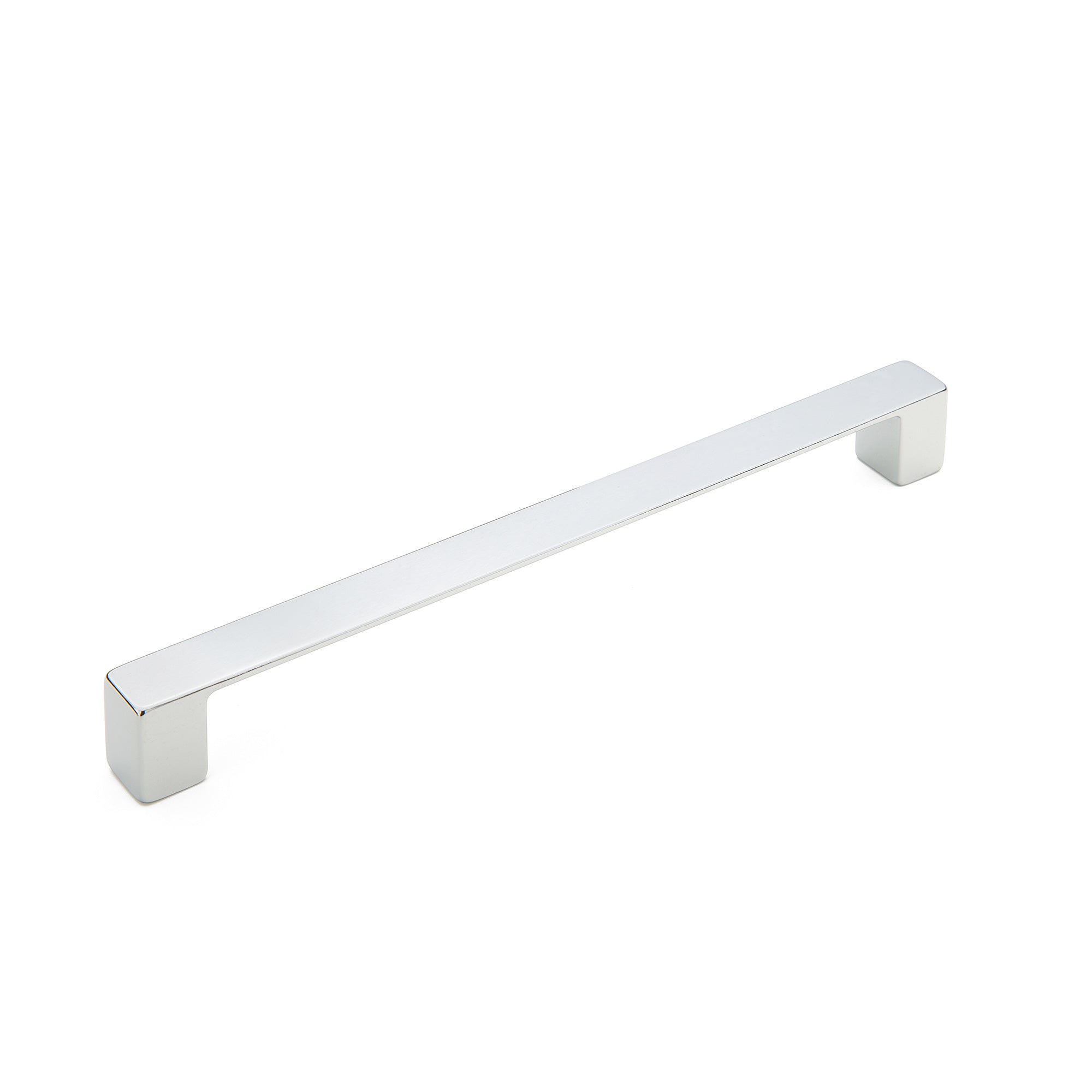 polished chrome cabinet pull