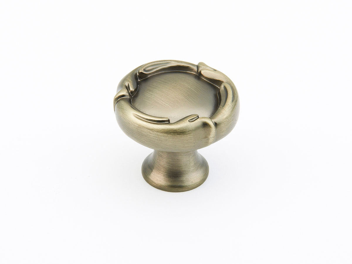 antique nickel cabinet knob