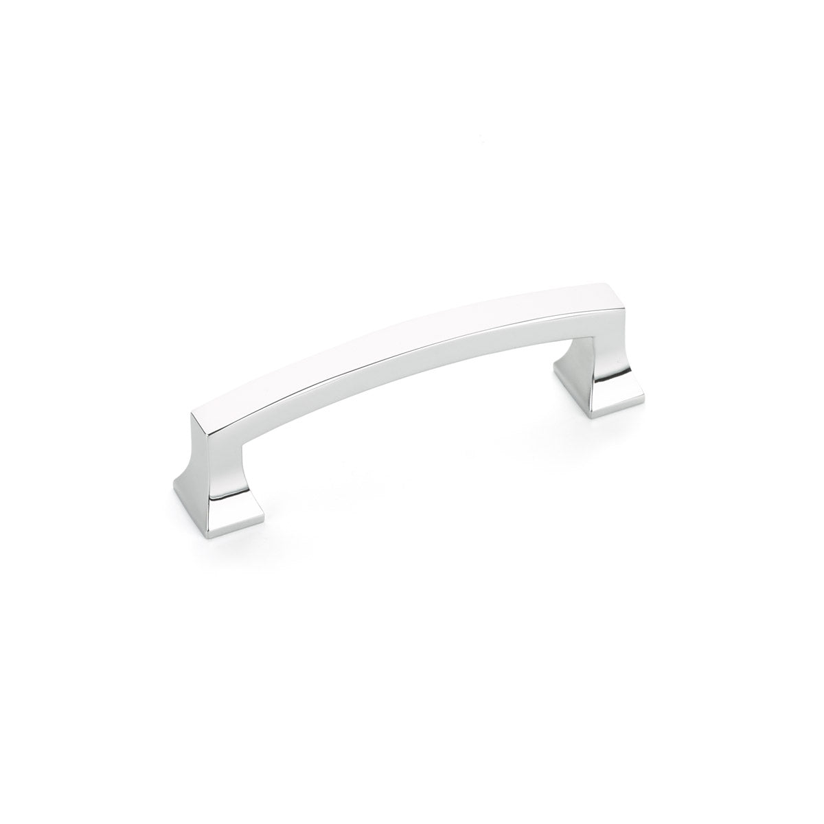 polished chrome cabinet pull