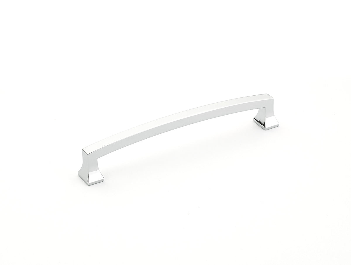 polished chrome cabinet pull