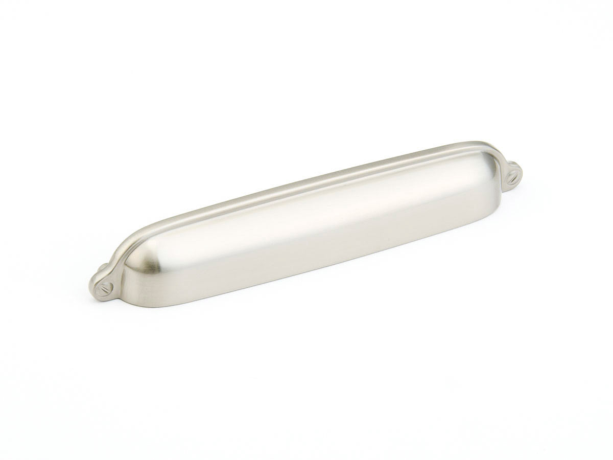 satin nickel cup pull