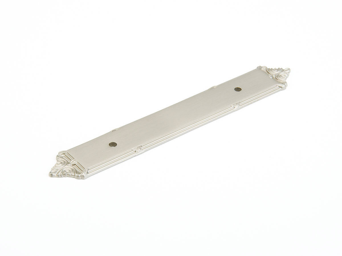 satin nickel backplate