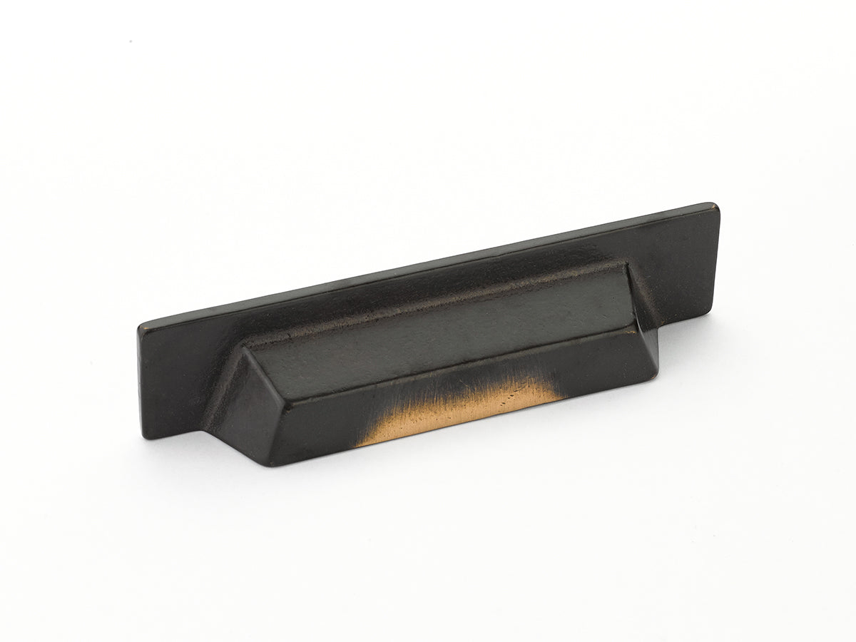 ancient bronze cabinet cup pull