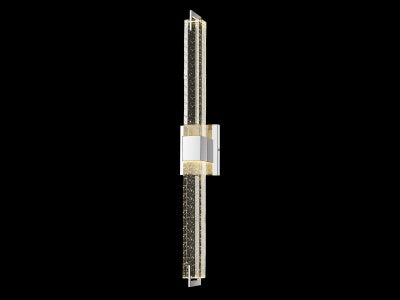 polished nickel wall sconce
