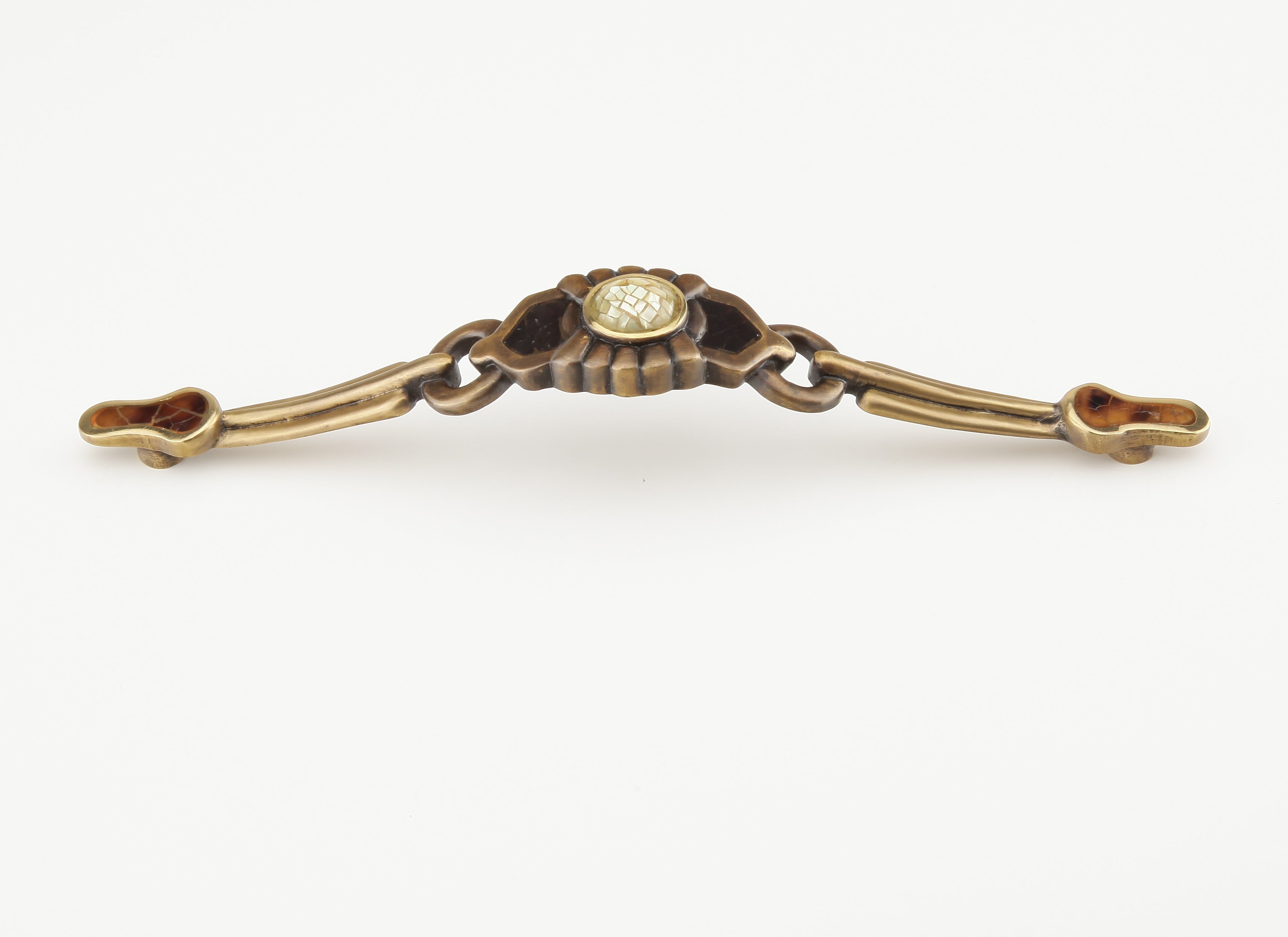 antique brass cabinet pull