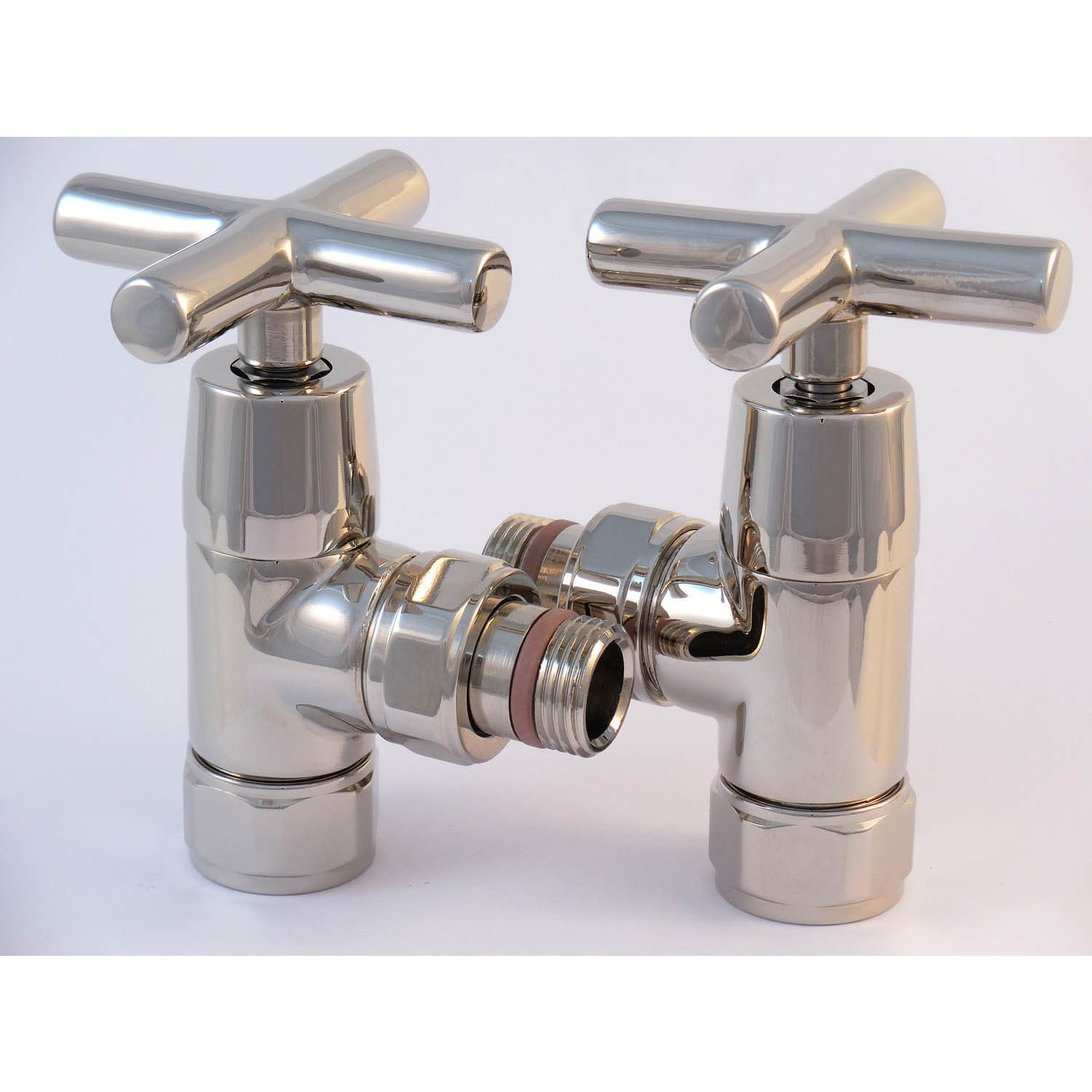 chrome valve set