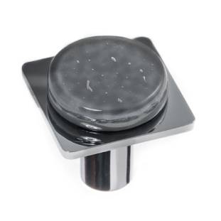 chrome square knob