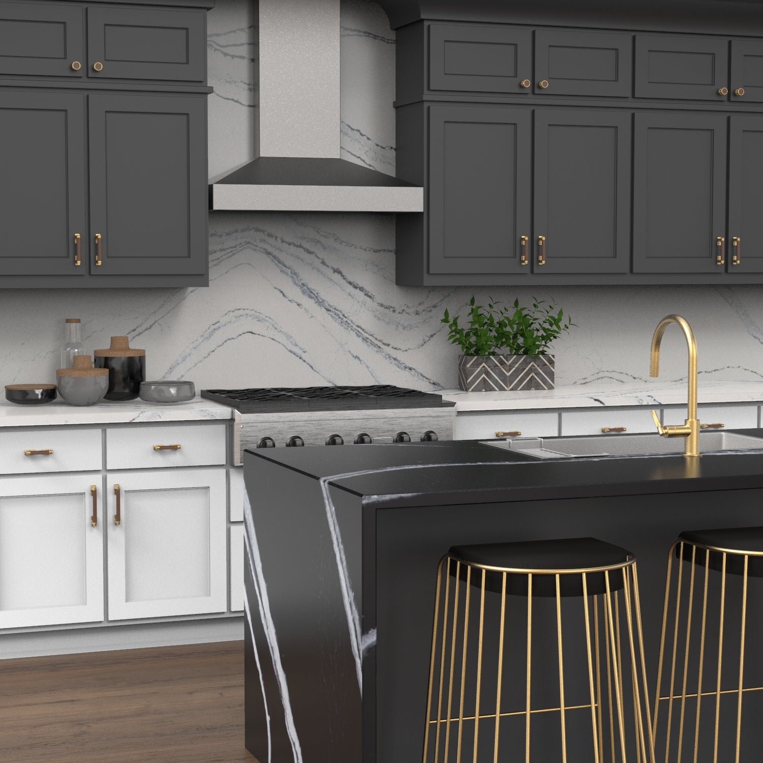 Satin Nickel pull