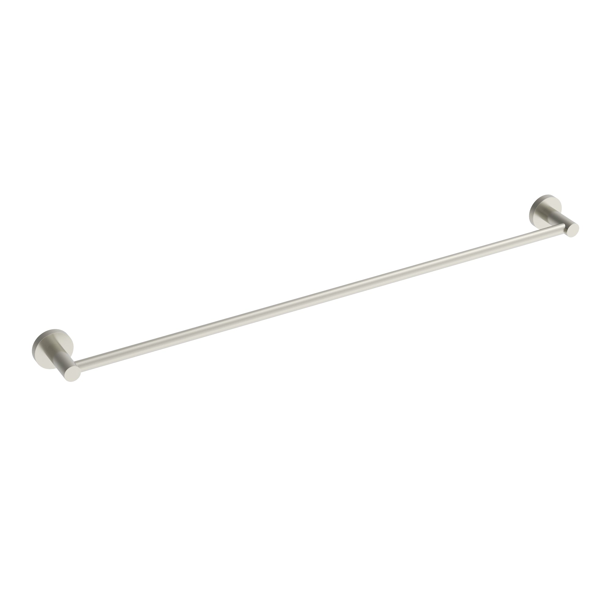 Brushed nickel paper bar