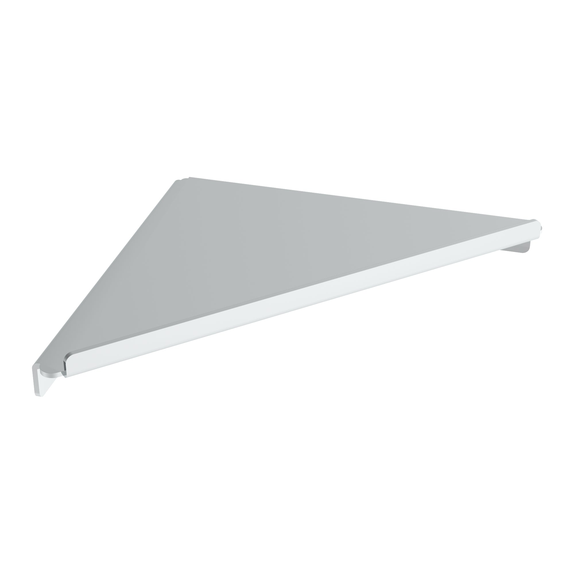 Chrome corner shelf