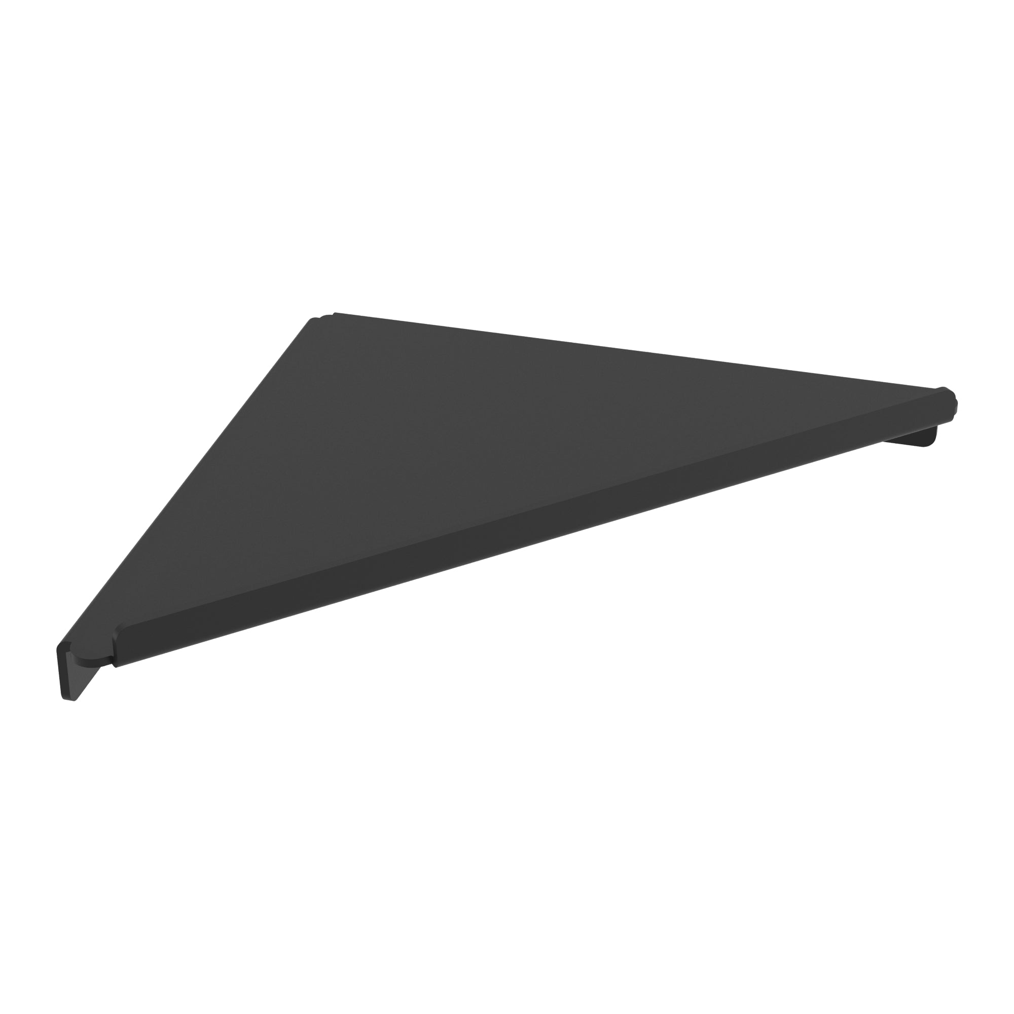 Matte black corner Shelf